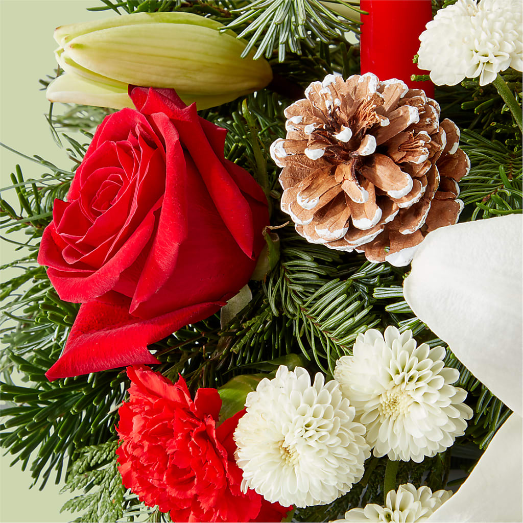 Seasonal Festivities Centerpiece –  Flowers By Willie, Marshall TX