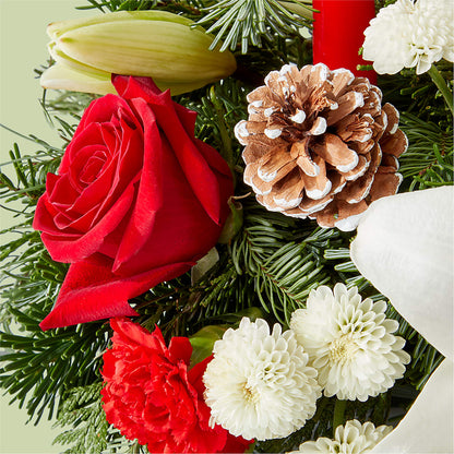 Seasonal Festivities Centerpiece –  Flowers By Willie, Marshall TX