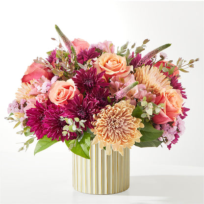 Berry Cobbler Bouquet with Ivory Vase –  Flowers By Willie, Marshall TX