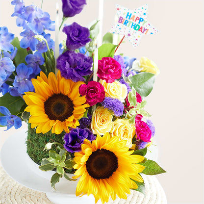 Star of the Day Floral Cake –  Flowers By Willie, Marshall TX