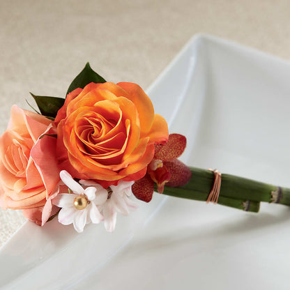 Sunset Dream Boutonniere –  Flowers By Willie, Marshall TX