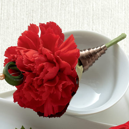 Red Carnation Boutonniere –  Flowers By Willie, Marshall TX