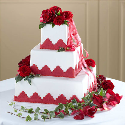 Forever Happiness Cake Decor –  Flowers By Willie, Marshall TX